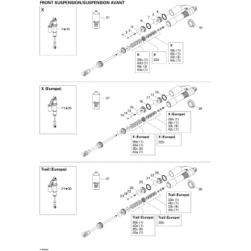 07- Take Apart Shock, Front 800 X