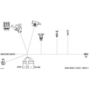 08- Electric - Hood Wiring Harness - 515179762