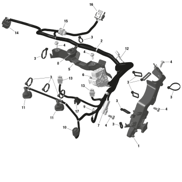 01- ROTAX - Engine Harness And Electronic Module