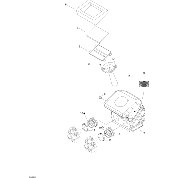 02- Air Intake System SKANDIC 550F