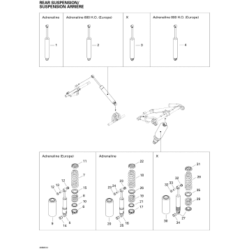 08- Rear Suspension Shocks 800HO