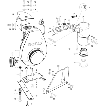 01- Engine Support And Muffler