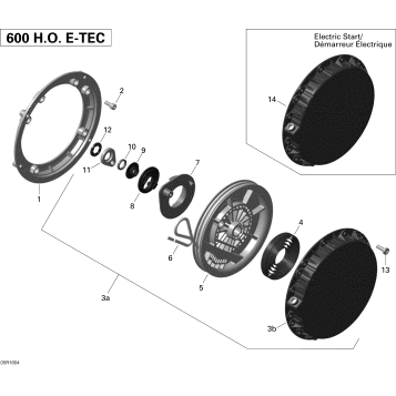 04- Rewind Starter - 600HO E-TEC