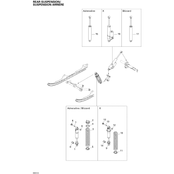 08- Rear Suspension Shocks BLIZZARD