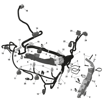 01- ROTAX - Engine Harness And Electronic Module