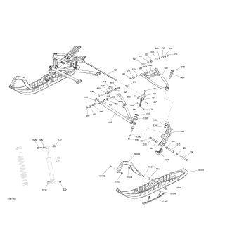 07- Front Suspension And Ski Summit - 600HO E-TEC - Package SP