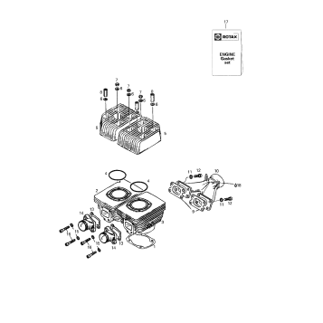 01- Cylinder, Intake Exhaust Manifold
