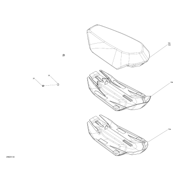 09- Seat - Main Section - Red-White Model