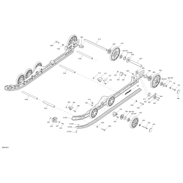 08- Rear Suspension Grand Touring - Package LE, SE - Inferior
