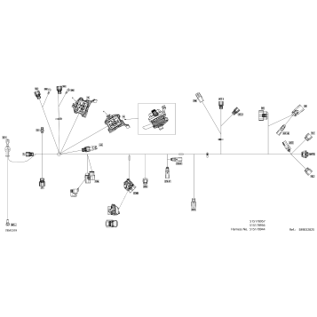 08- Electric - Main Harness - 515178944 - Model With VIP Hi-End Gauge