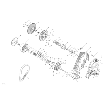 05- Pulley System - 600 CARB