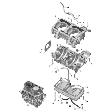 01- ROTAX - Crankcase