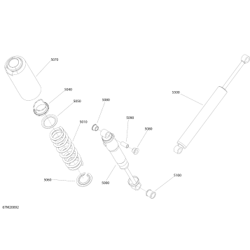 08- Suspension, Rear - Shocks - Sport