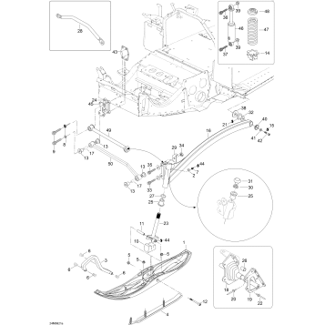 07- Front Suspension And Ski 550F
