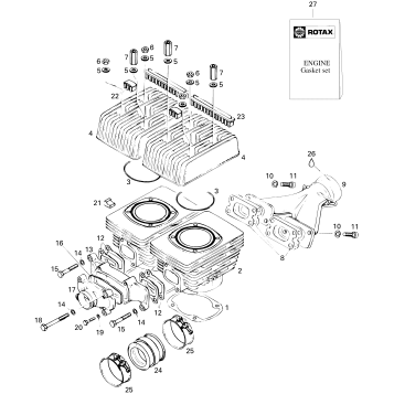 01- Cylinder And Exhaust Manifold