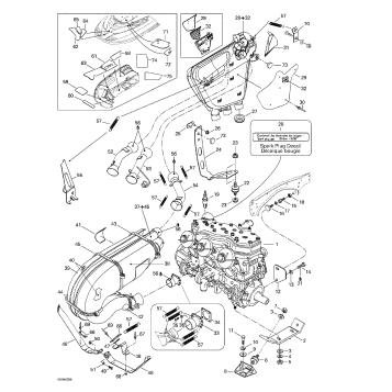 01- Engine Support And Muffler
