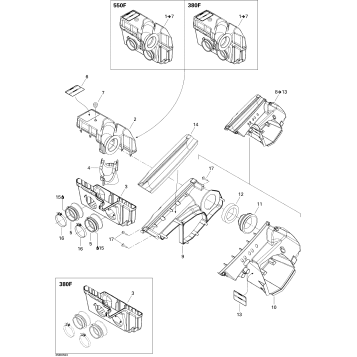 02- Air Intake System 550F
