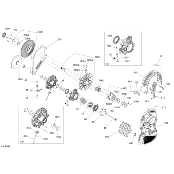 05- Pulley - 900 ACE Turbo