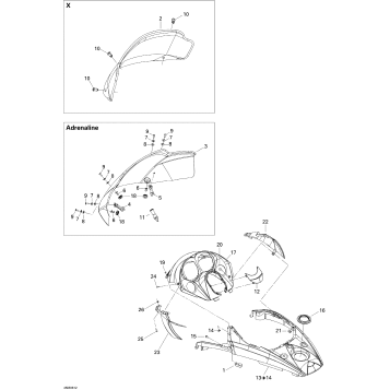 09- Windshield And Console 600HO