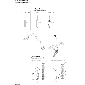 08- Rear Suspension Shocks 500SS