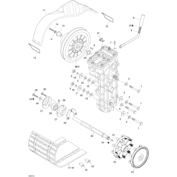 07- Drive Axle, Track And Belt Guard 550F SWT