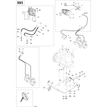01- Engine And Engine Support 593 _08L0901