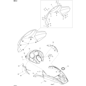 09- Windshield And Console MX Z