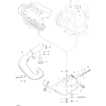 01- Engine And Engine Support, 550F SUV
