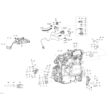 01- Engine And Engine Support - 1200 4-TEC