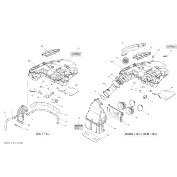 02- Air Intake System 600HOETEC