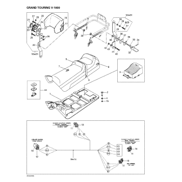 09- Seat, Backrest (Grand Touring V-1000)