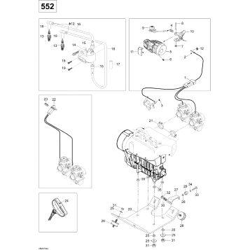 01- Engine And Engine Support 550