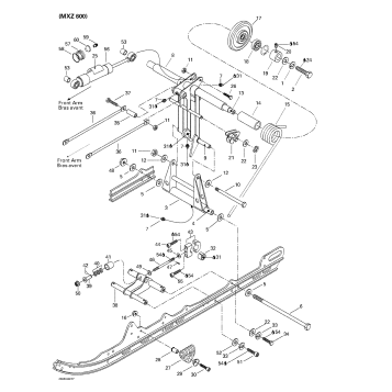 08- Rear Arm, Rear Suspension (MX Z 600)