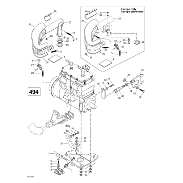 01- Engine Support And Muffler (494)