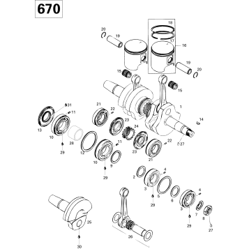 01- Crankshaft And Pistons 670
