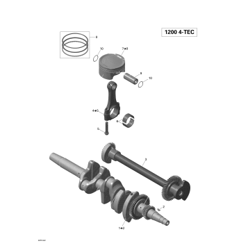 01- Crankshaft, Pistons And Balance Shaft