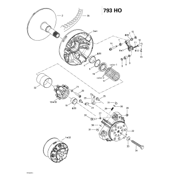 05- Drive Pulley (793 HO)
