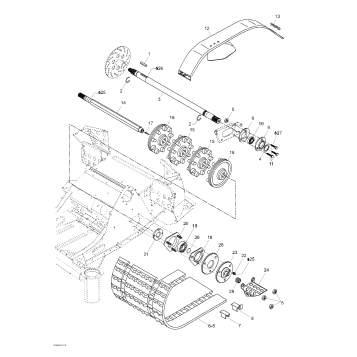 05- Drive Axle And Track
