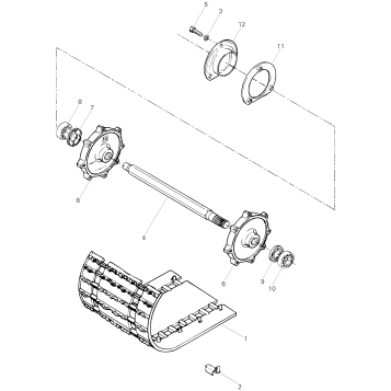 07- Drive Axle, Track And Belt Guard