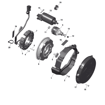01- ROTAX - Magneto and Electric Starter - NA
