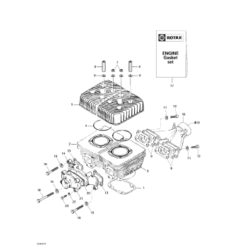 01- Cylinder, Exhaust Manifold