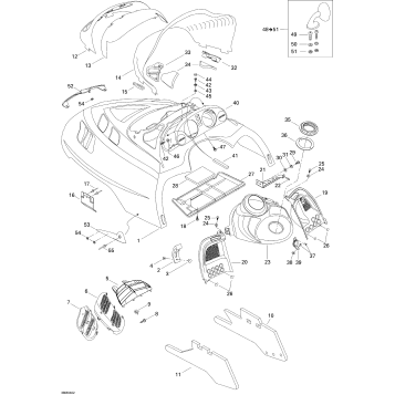 09- Cab, Console (MX Z)