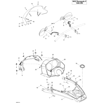 09- Windshield And Console Renegade X