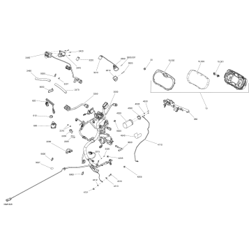 10- Electrical System Summit - 600 HO E-TEC - Manual Starter