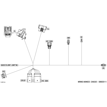 08- Electric - Hood Wiring Harness - 515179762