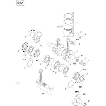 01- Crankshaft And Pistons