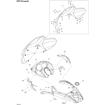 09- Windshield And Console REN 800