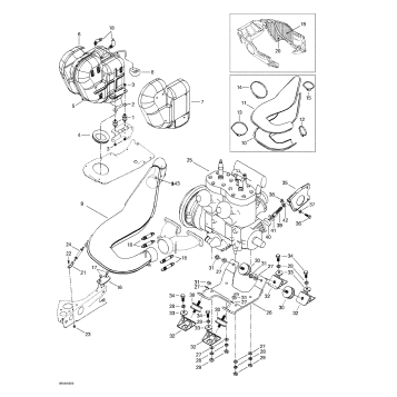 01- Engine Support And Muffler