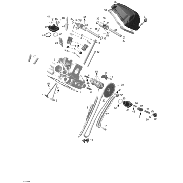 01- Cylinder and Cylinder Head, Rear Side