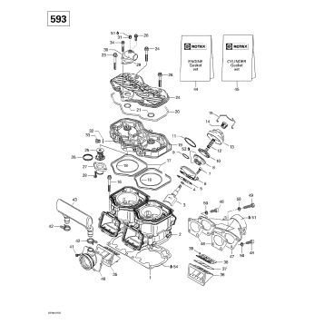 01- Cylinder, Exhaust Manifold (593)